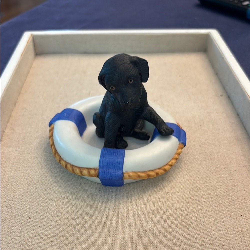Labrador Retriever Dog & Ceramic Float Princeton Gallery “To the Rescue”